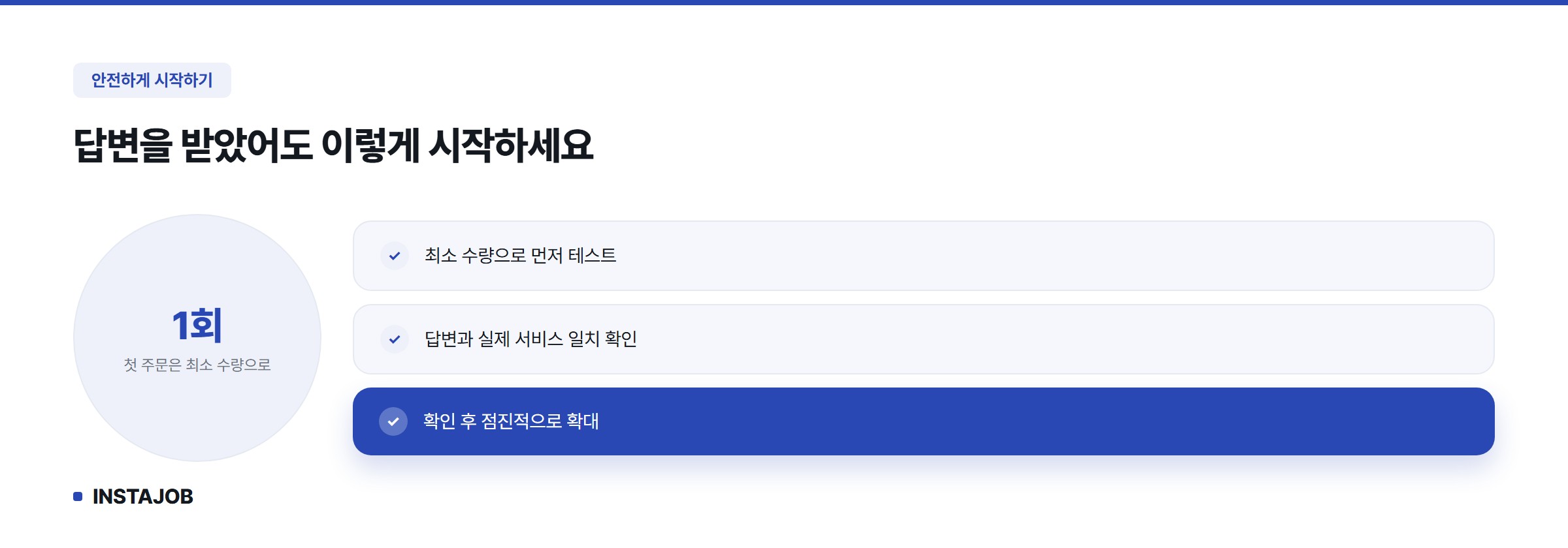안전하게 첫 주문 시작하는 법