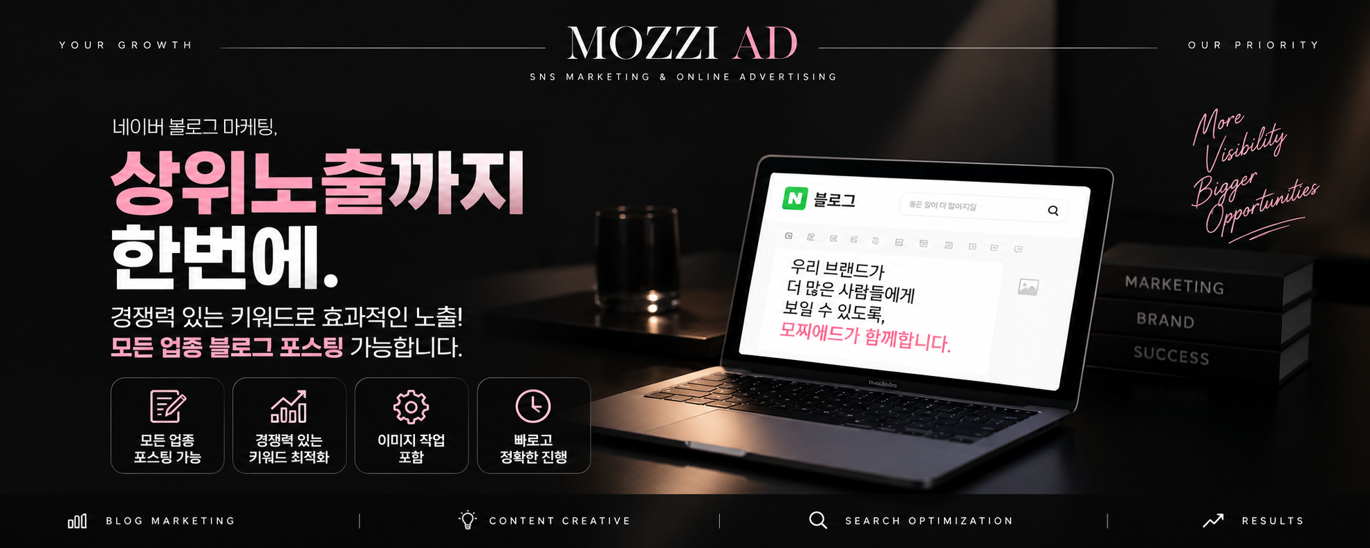 MOZZI AD 네이버 블로그 마케팅 및 블로그 상위노출 광고